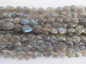 Labradorite Graduated Pears Beads